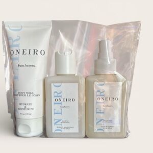 ONEIRO Sunchasers Travel Trio - Pearl White Bottles